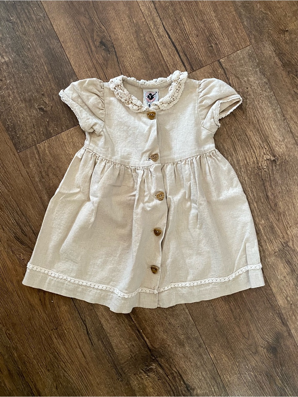Toddler Girl Linen Summer Dress